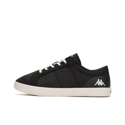 Kappa Skateboard Shoes Unisex Low-Top Black/Korean White