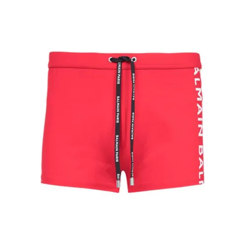 BALMAIN Swimming Shorts Men Red