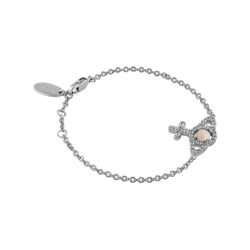 Vivienne Westwood Olympia Pearl Chain Bracelet-1