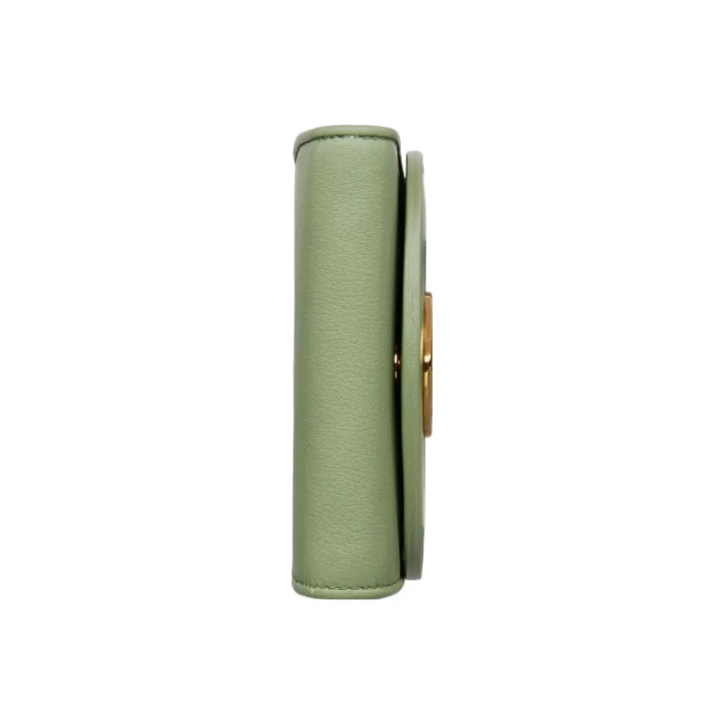 GUCCI Blondie Leather Shoulder Bag, Crossbody Bag, Wallet Medium Size Women's Green-7