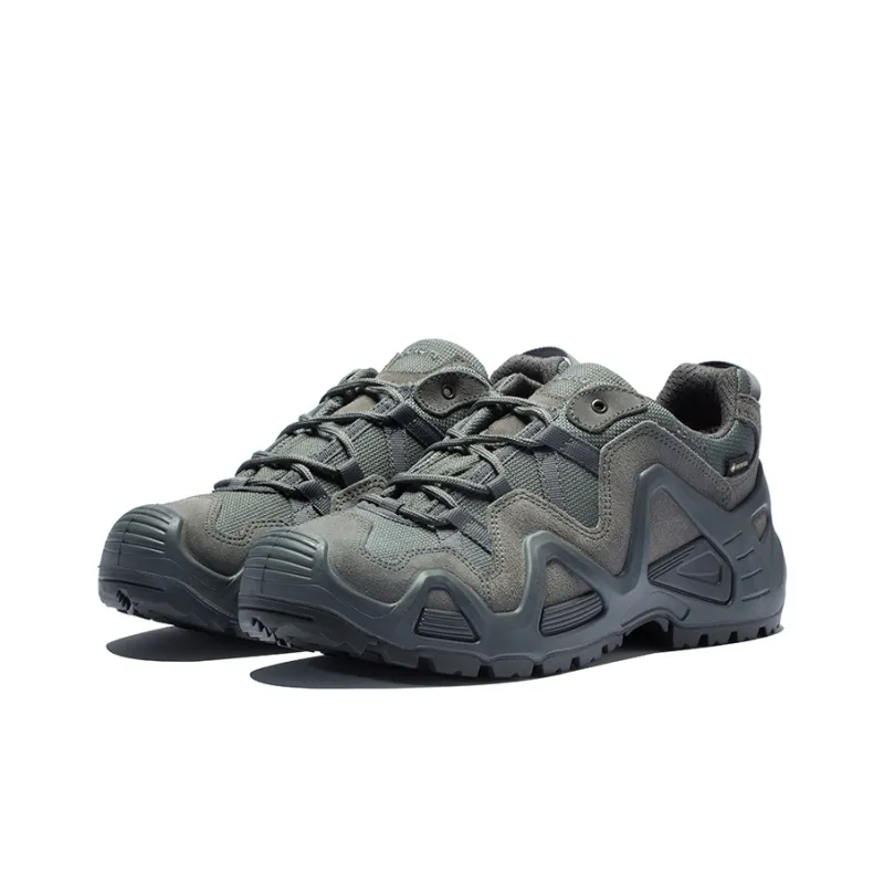 Lowa ZEPHYR Gt Cushioning Anti Slip Wear Resistant Water Resistant Coverage Low Top Outdoor Shoes Men's Gray-2