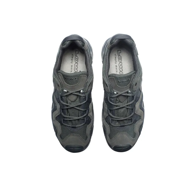 Lowa ZEPHYR Gt Cushioning Anti Slip Wear Resistant Water Resistant Coverage Low Top Outdoor Shoes Men's Gray-3