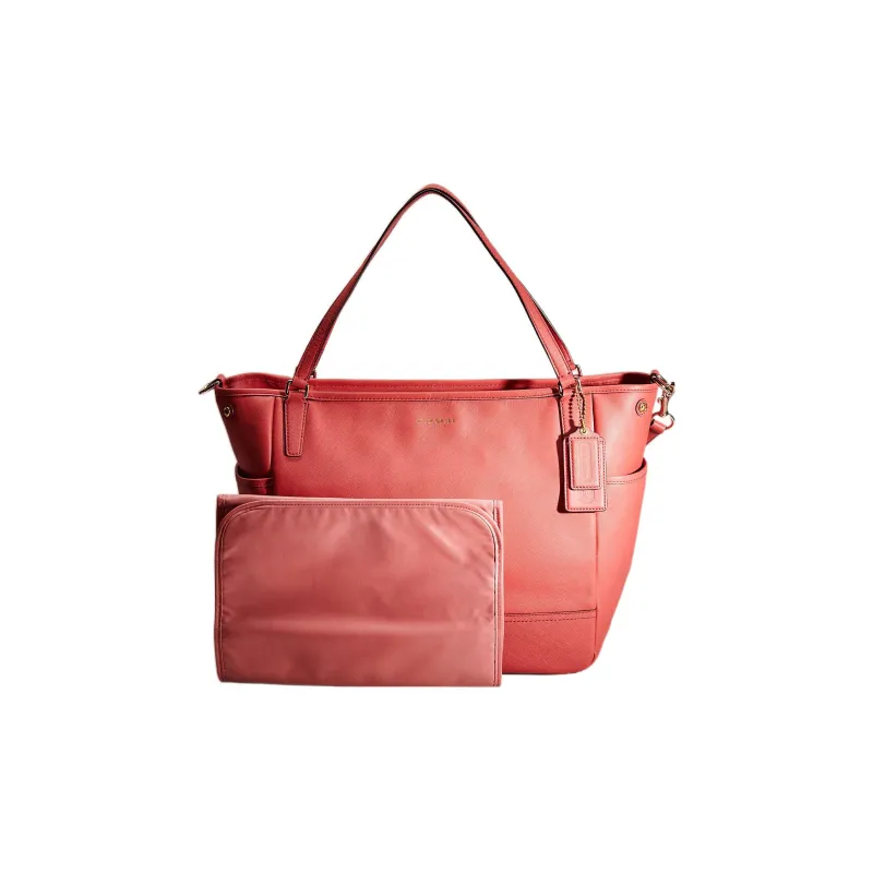 COACH Leather Shoulder Bag, Crossbody Bag, Handbag Tubas Women's Loganberry-1