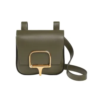 HERMES Della Cavalleria Tadelakt Calfskin Shoulder Bag Crossbody Bag Mini Women's 6H Vert Veronese Verona Green