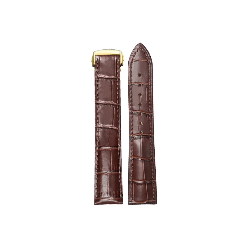SHIRUI Omega Compatibility Watch Band Genuine Leather Material-13
