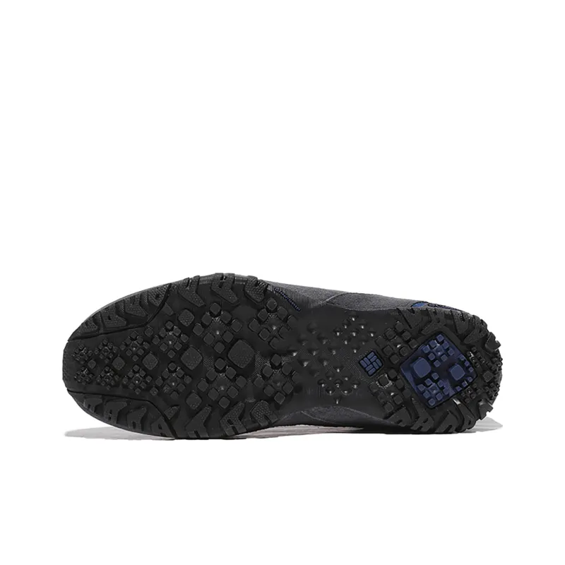 Columbia Shock Absorbers Slip Resistant Breathable Low Top Casual Shoes Men's Black Blue-4