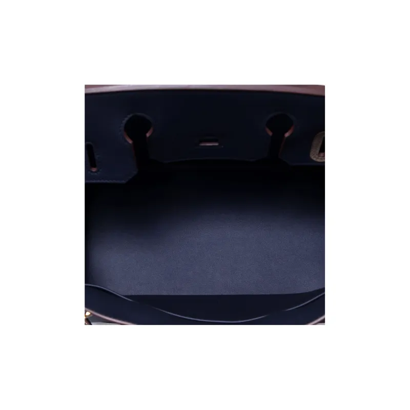 HERMES Birkin Swift Leather Birkin Bag Handbags Regular Women's Blue-6