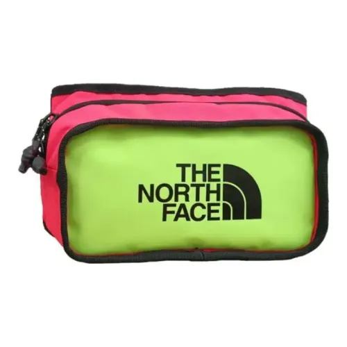 THE NORTH FACE Canvas Crossbody Bag, Sling Bag, Fanny Pack Regular Unisex Red & Green