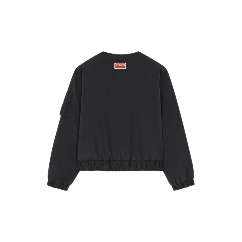 KENZO Hana Leopard Reversible Bomber Jacket-1