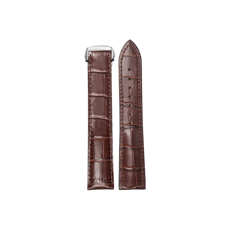 SHIRUI Omega Compatibility Watch Band Genuine Leather Material-10