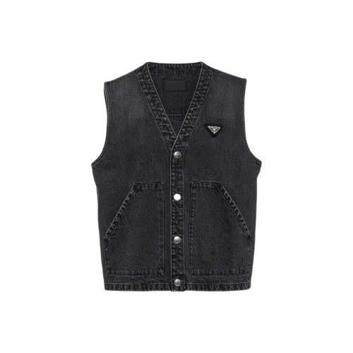 PRADA Vests Men Black