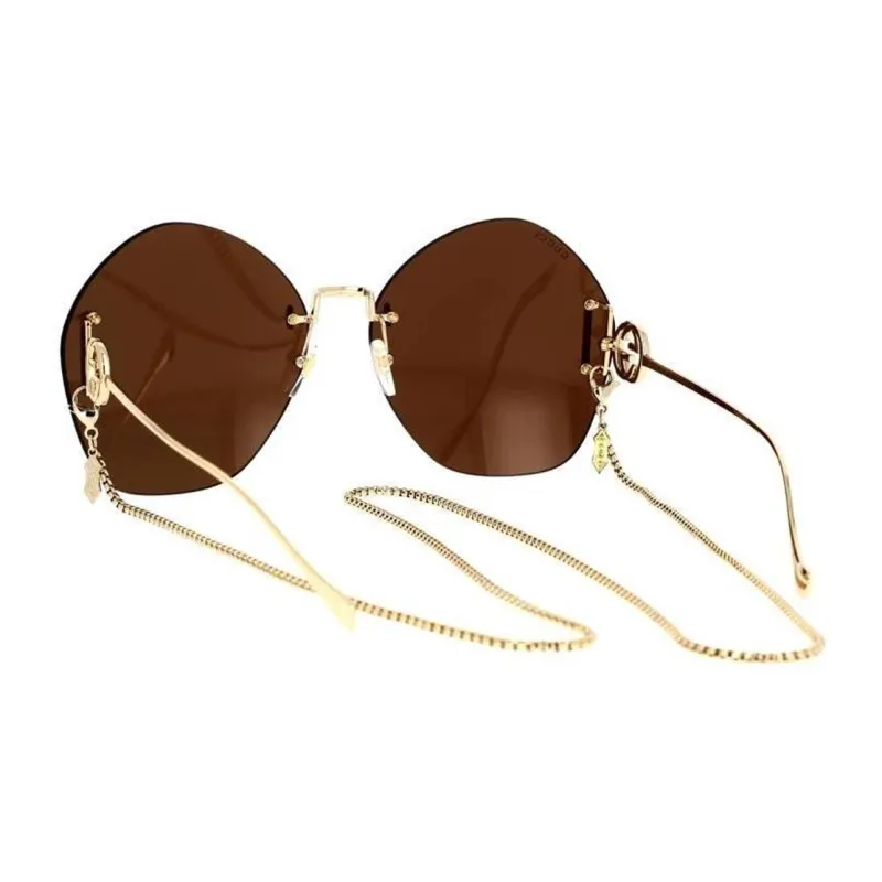 GUCCI Round Frame Sunglasses-3