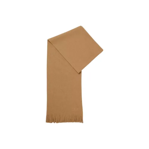 HUGO BOSS Knit Scarf Men Khaki