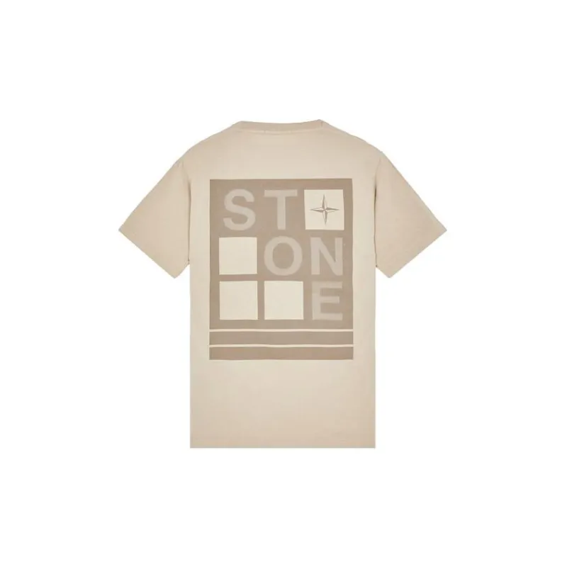 STONE ISLAND T Shirts Men Dove Gray-1
