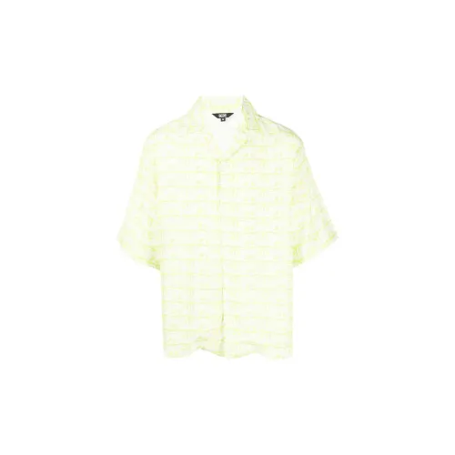 GCDS Shirts Men Lime Green