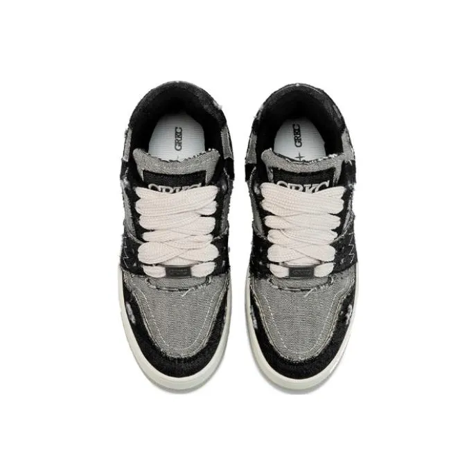 GRKC PAST V1 GRIM Stylish Skateboarding Shoes Unisex Black-2