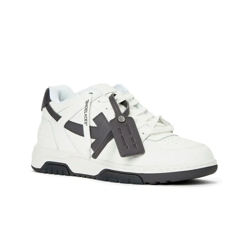 OFF WHITE Out Of Office Ooo Low Tops White Dark Grey-2