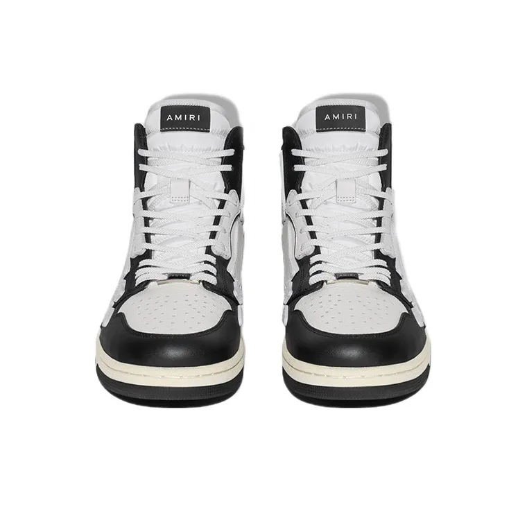 AMIRI Women's Skel Top High 'Black White'-2