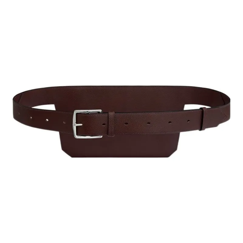 HERMES Ultrapla Evercolor Calfskin Backpack Shoulder Bag Fanny Pack Men's 0G Rouge Sellier Saddle Red-1