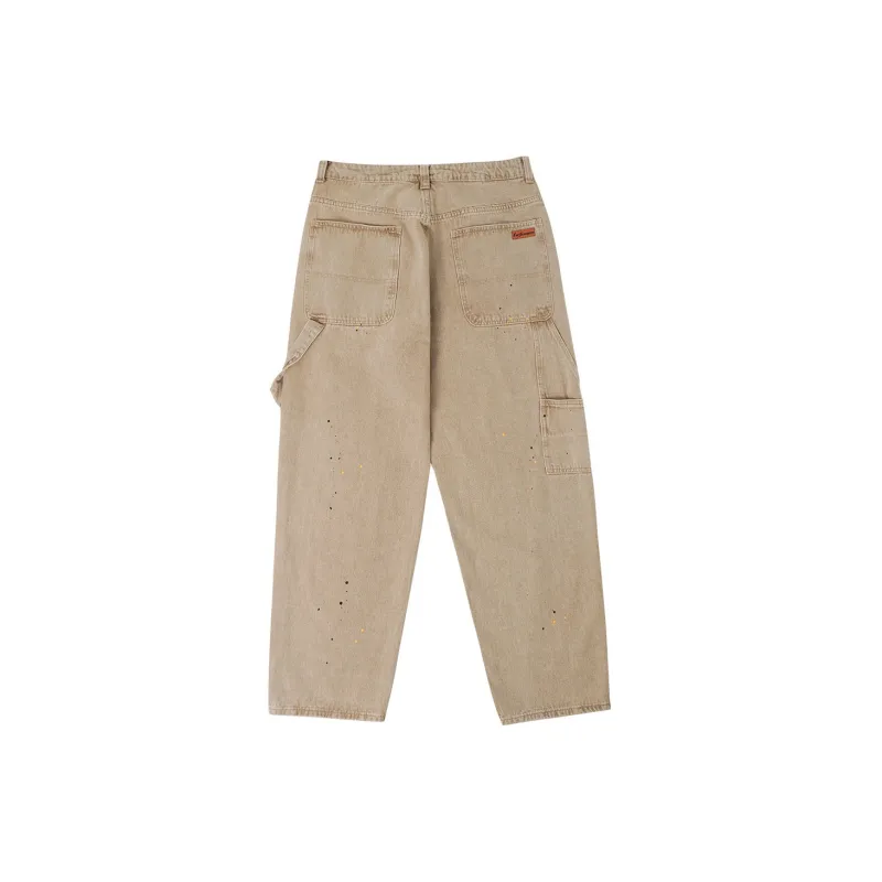LUJIAMEN Jeans Unisex Khaki-1