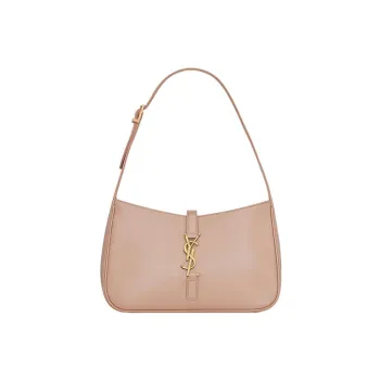 SAINT LAURENT LE5A7 Smooth Cow Leather Shoulder Bag Handbag Shoulder Bag Women's Rose Sand