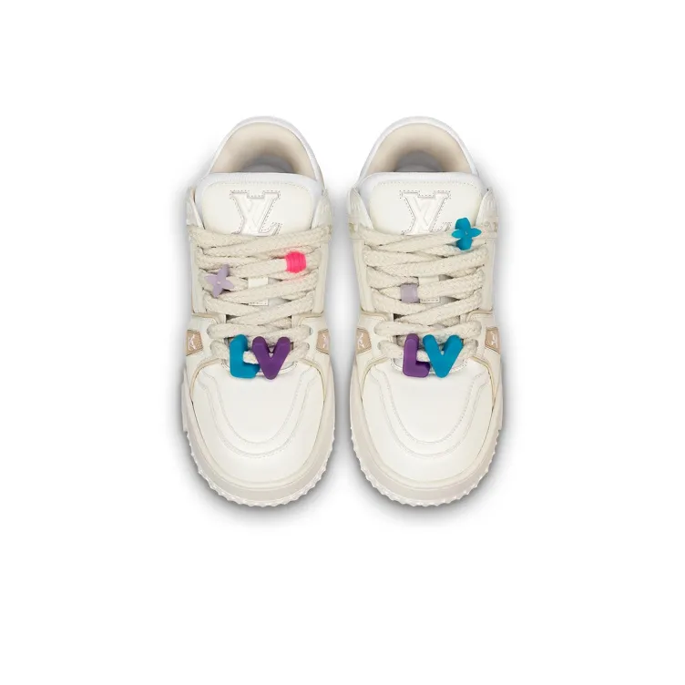 LOUIS VUITTON Lv Trainer Maxi Sneakers 'White'-2