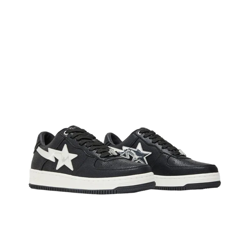 A BATHING APE Bape Sta Black Silver 2023-1