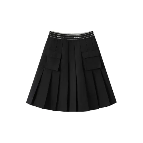 PEACEBIRD Cargo Short Skirts Women's Black