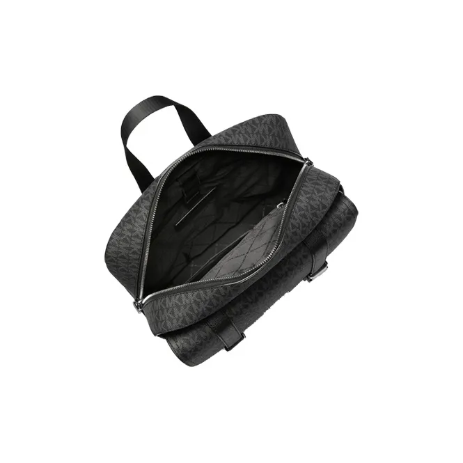 MICHAEL KORS MK Cooper Artificial Leather Backpack Medium Size Men's Black-2