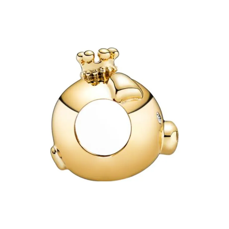 Pandora MOMENTS Bead Ornament Women's Gold-1