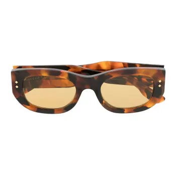 GUCCI Rectangle frame Tinted Sunglasses