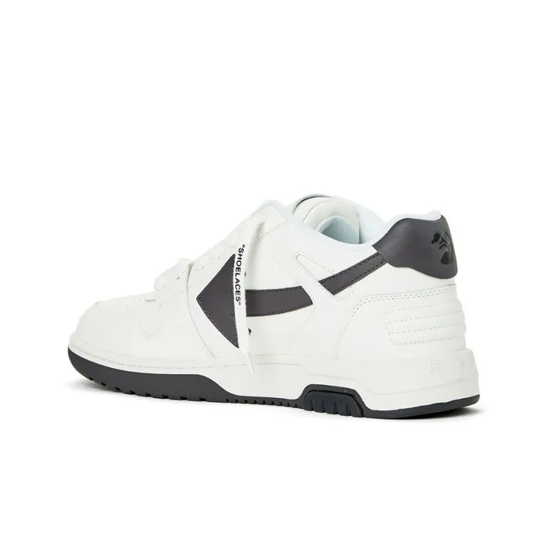 OFF WHITE Out Of Office Ooo Low Tops White Dark Grey-3