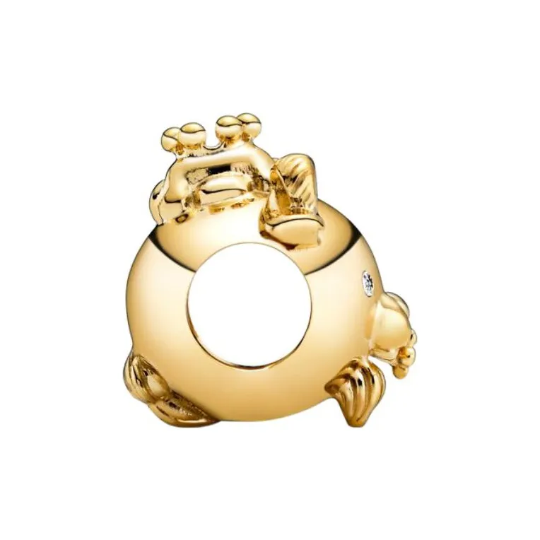 Pandora MOMENTS Bead Ornament Women's Gold-2
