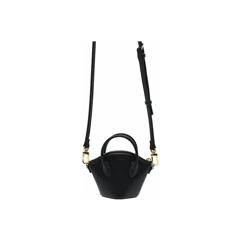 PEDRO Canvas Portable Crossbody Bag, Shoulder Bag Mini Women's Black/Composite Color-5