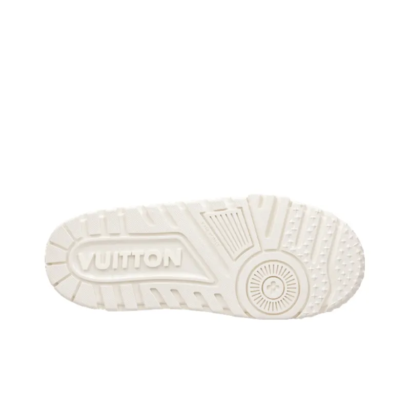 LOUIS VUITTON Lv Trainer Maxi Sneakers 'White'-4