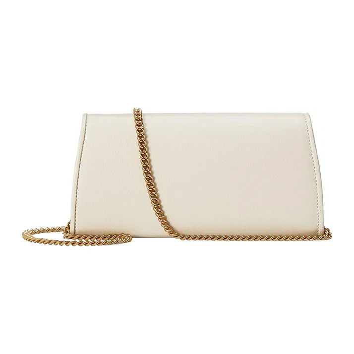 GUCCI Blondie Leather Shoulder Bag, Crossbody Bag, Wallet Regular Women's White-3
