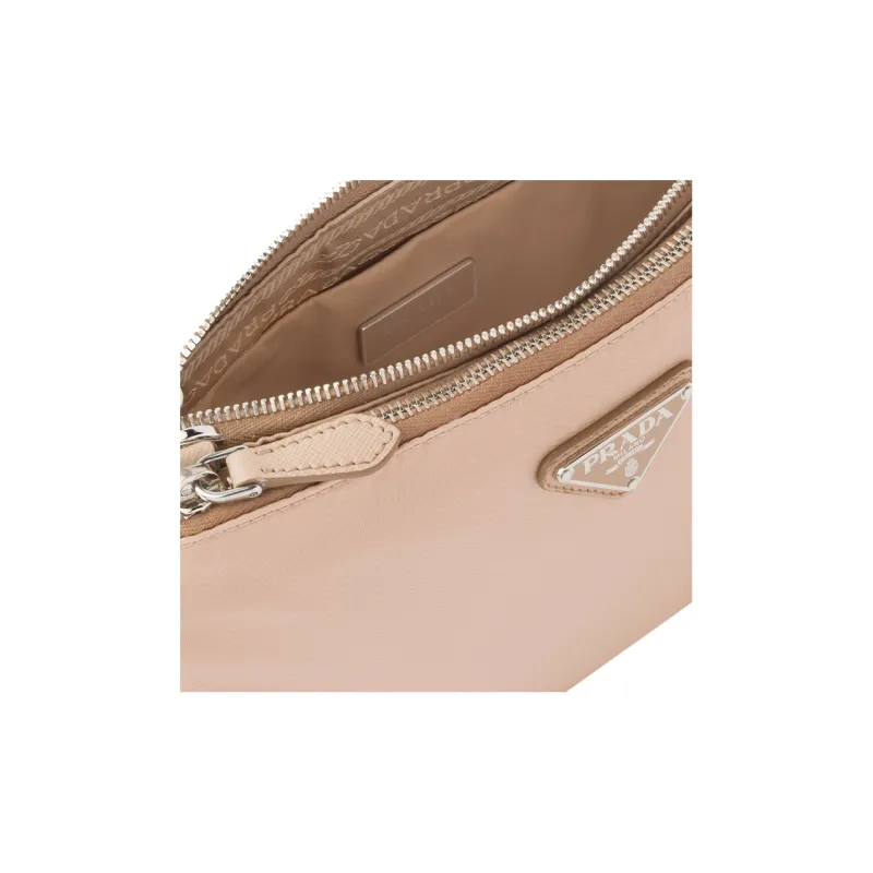 PRADA Re Edition 2000 Shoulder Bag Nylon Cameo Beige-3