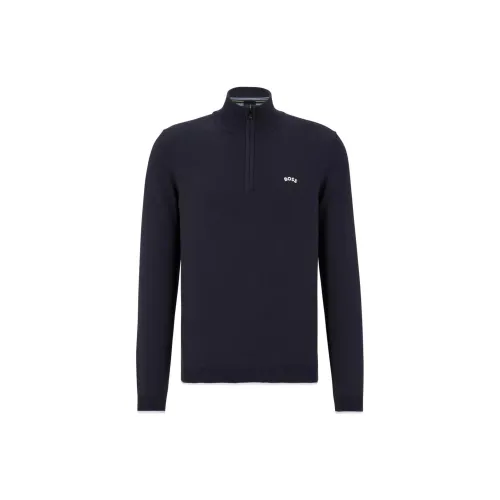 HUGO BOSS Sweaters Men Dark Blue