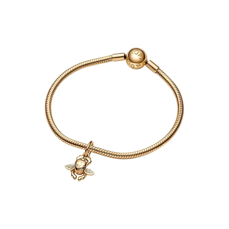 Pandora Disney Bead Ornament Women's Gold-2