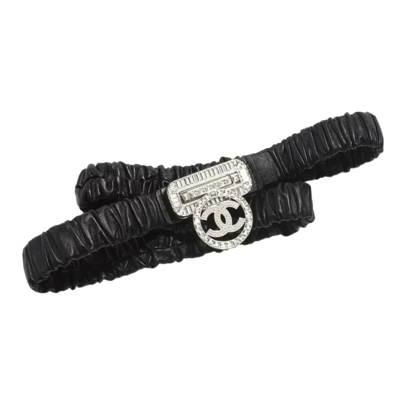CHANEL Minimalist Style Fashion Trend Versatile Smooth Buckle Women's-0