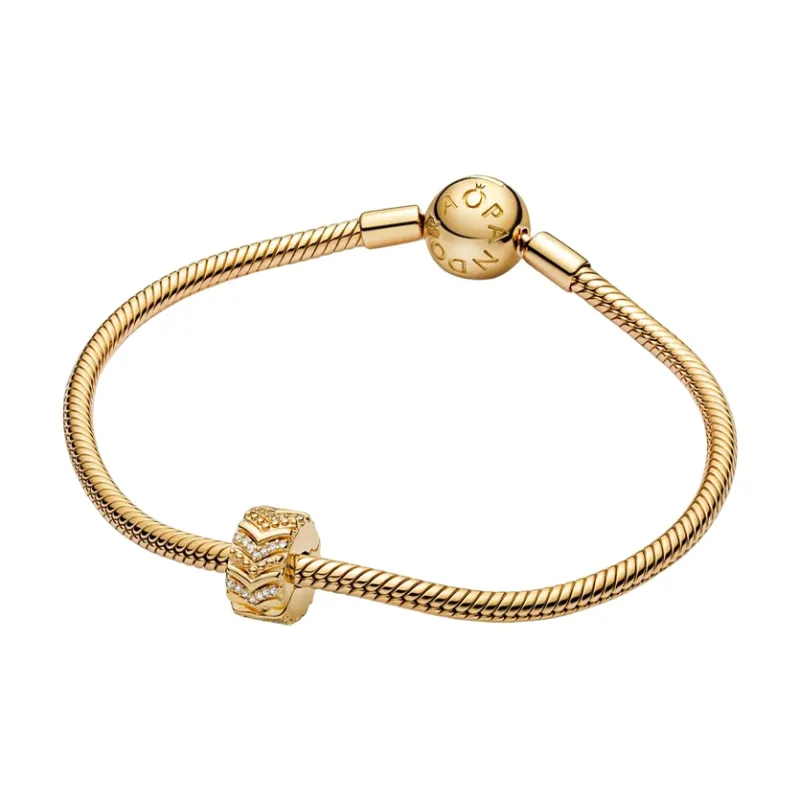Pandora MOMENTS Beaded Accoutrements Women's Gold-3