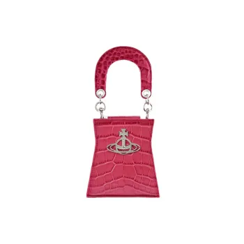 Vivienne Westwood KELLY Cow Leather Shoulder Bag Crossbody Bag Handbag Small Size Women's Pink