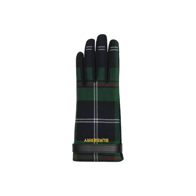 Burberry Gloves Women's Black/Green-1
