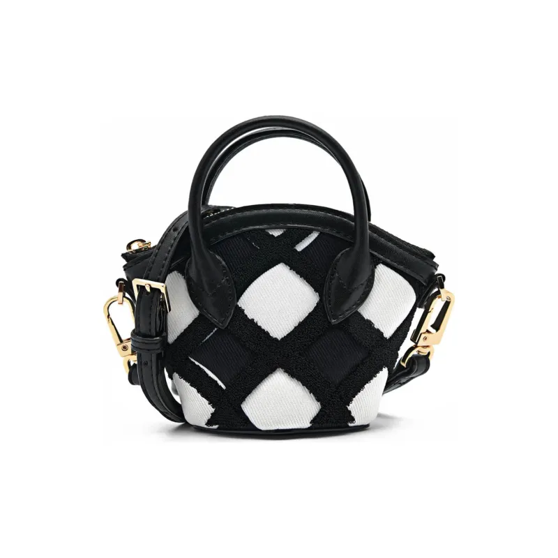 PEDRO Canvas Portable Crossbody Bag, Shoulder Bag Mini Women's Black/Composite Color-3