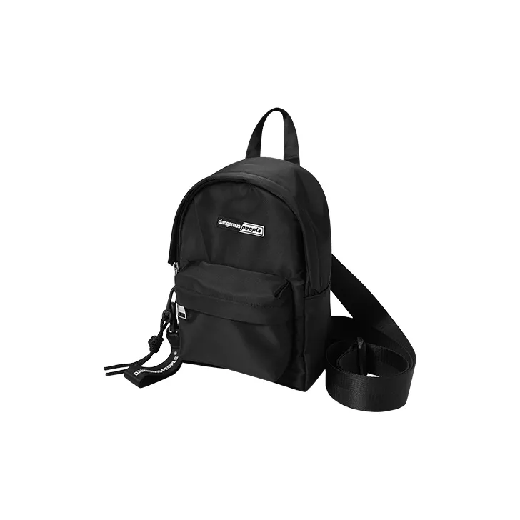 DANGEROUSPEOPLE Crossbody Bag Unisex Black-0