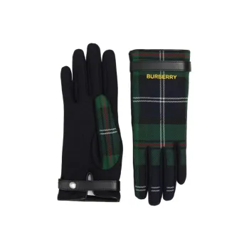 Burberry Gloves Women's Black/Green