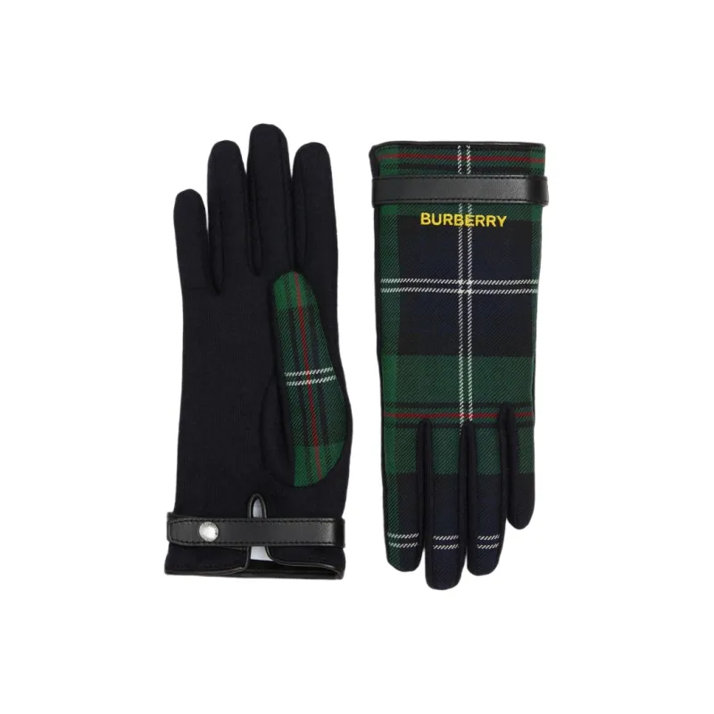 Burberry Gloves Women's Black/Green-0