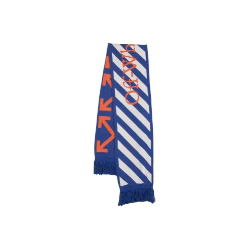 OFF-WHITE Knit Scarves Men Blue