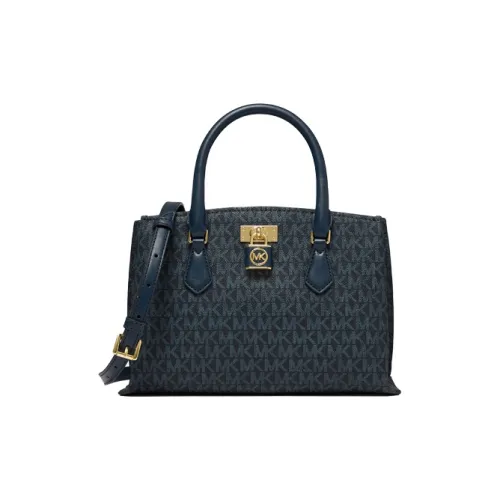 MICHAEL KORS Artificial Leather Handbag Small Size Women's Marine Blue