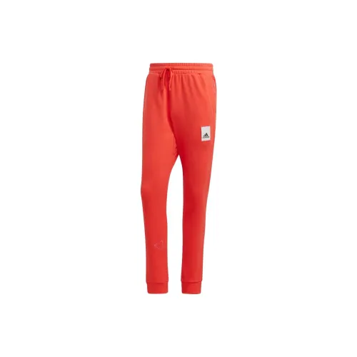 Adidas Knitted Sweatpants Men Bright Red